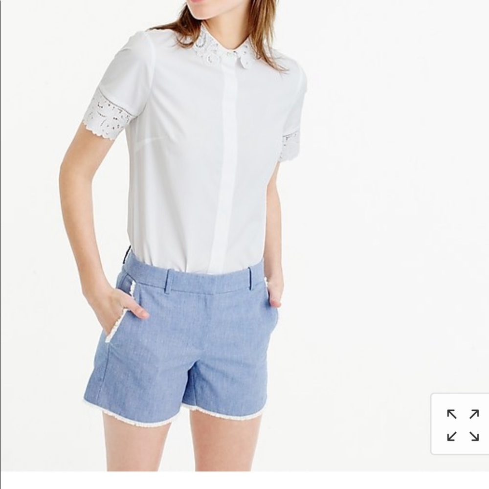 J. Crew Chambray Shorts EUC